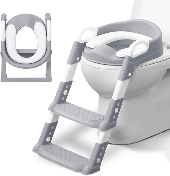 toilet - KIDOOLA Adjustable Potty Ladder Seat for Toilet: Enhancing Your Child's Toilet Training Experience